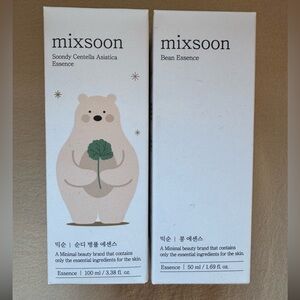 TWO (2) NEW NIB Mixsoon Essence! Bean Essence & Soondy Centella Asiatica Essence